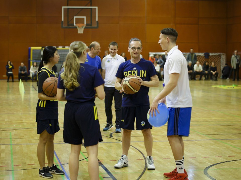 Als Heiko Maas an der DSP zum Basketball griff